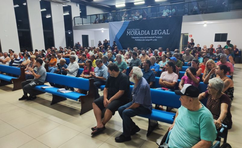 Campo Mourão: programa Moradia Legal inicia nova etapa de regularização de imóveis no Lar Paraná